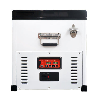 KickAss 75L Portable Camping Fridge/Freezer & Premium Fridge Slide/Table Combo